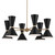 Phix 12 Light Chandelier (52566CPZBK)