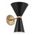 Phix Two Light Wall Sconce (52570CPZBK)