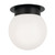 Kichler - 52586BK - One Light Flush Mount - Albers - Black