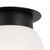 Albers One Light Flush Mount (52586BK)