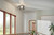 Cecil Four Light Flush Mount (52588PN)