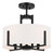 Kichler - 52591BK - Four Light Pendant/Semi Flush - Malen - Black