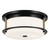 Kichler - 52595BKCPZ - Two Light Flush Mount - Brit - Black