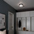 Brit Two Light Flush Mount (52595BKCPZ)
