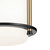 Brit One Light Flush Mount (52596BKCPZ)