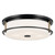 Kichler - 52597BKCPZ - Four Light Flush Mount - Brit - Black