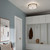 Brit Four Light Flush Mount (52597CPZ)