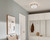 Brit Four Light Flush Mount (52597PN)