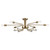 Ocala Six Light Semi Flush Mount (52602CPZ)