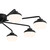 Remy LED Semi Flush Mount (52608BK)