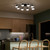 Remy LED Semi Flush Mount (52608BK)