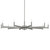 Erzo Ten Light Chandelier (52613SN)