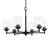 Winslow Six Light Chandelier (52616BK)