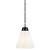 Marsailli One Light Pendant (52662BK)