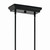 Sycara LED Linear Chandelier (52670BK)