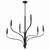 Kichler - 52673BK - Six Light Chandelier - Livadia - Black