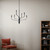 Livadia Six Light Chandelier (52673BK)
