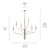 Livadia Six Light Chandelier (52673PN)