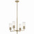 Kichler - 52678CPZ - Four Light Chandelier - Velestino - Champagne Bronze