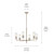 Velestino Six Light Chandelier (52679PN)