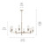 Velestino Eight Light Chandelier (52680PN)