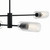 Velestino Four Light Linear Chandelier (52681BK)