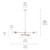 Velestino Four Light Linear Chandelier (52681PN)
