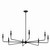 Kichler - 52691BK - Eight Light Chandelier - Alvaro - Black