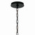 Malene Six Light Chandelier (52695BK)