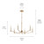 Malene Six Light Chandelier (52695CPZ)