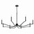 Kichler - 52697BK - Eight Light Chandelier - Malene - Black