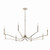 Kichler - 52697PN - Eight Light Chandelier - Malene - Polished Nickel