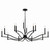 Kichler - 52698BK - 14 Light Chandelier - Malene - Black