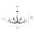 Malene 14 Light Chandelier (52698BK)