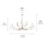 Malene 14 Light Chandelier (52698PN)