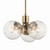 Silvarious Three Light Chandelier/Semi Flush (52700CPZ)