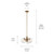 Silvarious Three Light Chandelier/Semi Flush (52700CPZ)