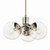 Silvarious Three Light Chandelier/Semi Flush (52700PNCLR)
