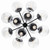 Silvarious 12 Light Chandelier Convertible (52701BKCLR)