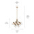 Silvarious 12 Light Chandelier Convertible (52701CPZCLR)