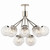 Silvarious 12 Light Chandelier Convertible (52701PN)