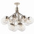 Silvarious 12 Light Chandelier Convertible (52701PNCLR)