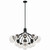 Kichler - 52702BK - 16 Light Chandelier Convertible - Silvarious - Black