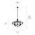 Silvarious 16 Light Chandelier Convertible (52702BKCLR)