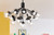 Silvarious 16 Light Chandelier Convertible (52702BKCLR)