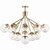 Silvarious 16 Light Chandelier Convertible (52702CPZCLR)