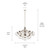 Silvarious 16 Light Chandelier Convertible (52702PNCLR)