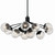 Silvarious 12 Light Linear Chandelier Convertible (52703BK)