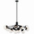 Kichler - 52703BKCLR - 12 Light Linear Chandelier Convertible - Silvarious - Black
