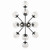 Silvarious 12 Light Linear Chandelier Convertible (52703BKCLR)